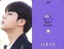 【中古】コレクションカード(男性)/｢Dicon PHOTOCARD101 BTS｣フォトカード 防弾少年団/JIN(ジン)/裏面紫 日本語メッセージ入り/「JAPAN EDITION」/「Dicon PHOTOCARD101 BTS」フォトカード