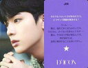 【中古】コレクションカード(男性)/｢Dicon PHOTOCARD101 BTS｣フォトカード 防弾少年団/JIN(ジン)/裏面紫 日本語メッセージ入り/「JAPAN EDITION」/「Dicon PHOTOCARD101 BTS」フォトカード