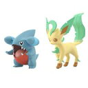 【中古】食玩 トレーディングフィギュア 3.フカマル＆リーフィア 「ポケモンスケールワールド シンオウ地方2」