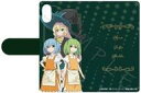 【中古】携帯ジャケット・カバー A.アズサ&ファルファ&シャルシャ 手帳型スマホケース(iPhoneX/XS) 「スライム倒して300年、知らないうちにレベルM...