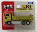 【中古】ミニカー いすゞ ギガ ダンプカー(ゴールド) 「トミカ No.101」