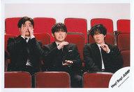 【中古】生写真(ジャニーズ)/アイドル/Hey! Say! JUMP Hey! Say! JUMP/山田涼介・知念侑李・中島裕翔/横型・膝上/アルバム「FILMUSIC!」MV&ジャケ写&特典映像オフショット/公式生写真