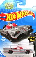 【中古】ミニカー 1/64 TV SERIES BATMOBILE(シルバー×グレーファイヤーパターン) 「Hot Wheels バットマン」 [FYB90-D7C3]
