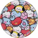 【中古】バッジ・ピンズ 集合C 缶バッジ 「BT21 minini ハピネス缶バッジ」 A賞