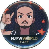 【中古】バッジ ピンズ ジェイ ホワイト SD缶バッジ 「新日本プロレスワールドカフェ」