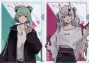 【中古】クリアファイル 潤羽るしあ&百鬼あやめ A4クリアファイル2枚セット 「バーチャルYouTuber ホロライブ」 ヴィレッジヴァンガード限定