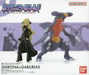 【中古】食玩 トレーディングフィギュア ポケモンスケールワールド シンオウ地方 シロナ&ガブリアス プレミアムバンダイ限定