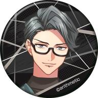 【中古】バッジ・ピンズ 黒沢忍 「DYNAMIC CHORD ホログラム缶バッジコレクション apple-polisher＆KYO..