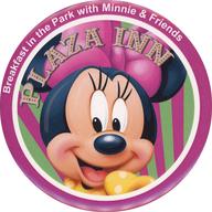 【中古】バッジ・ピンズ ミニーマウス(PLAZA INN) 缶バッジ 「ディズニー」 ディズニー・カリフォルニア・アドベンチャー・パーク配布品