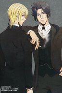 【中古】キャラカード ウィリアム・ジェームズ・モリアーティ＆シャーロック・ホームズ イラストカード 「コミックス 憂国のモリアーティ 第16巻」 アニメイト購入特典