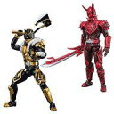 【中古】食玩 トレーディングフィギュア SHODO-X 仮面ライダー電王 モモタロスイマジン&キンタロスイマジンセット プレミアムバンダイ限定