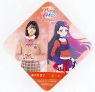 【中古】マグカップ・湯のみ 長尾寧音(梅小路響子)&ビート オリジナルコースター 「アイカツプラネット!×スイーツパラダイス」 コラボメニュー注文特典