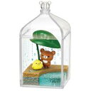 【中古】トレーディングフィギュア 4.雨降りびより 「Rilakkuma Terrarium チャイロイコグマのお友達」