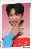 コレクションカード(男性)/ Liptone Get It Tint特典クリアカード MONSTA X/ウォノ(WONHO)/印刷サイン入り/ Liptone Get It Tint特典クリアカード