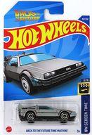 ミニカー 1/64 BACK TO THE FUTURE TIME MACHINE(シルバー) 「Hot Wheels HW SCREEN TIME」 