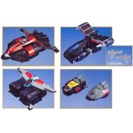 【中古】食玩 プラモデル 全4種セット 「ミニプラ 特捜戦隊デカレンジャー デカウイングロボ」