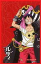 【中古】食玩 ステッカー・シール モンキー・D・ルフィ/縦・背景線画 「ONE PIECE FILM RED デコステッカーガムつき」(3)