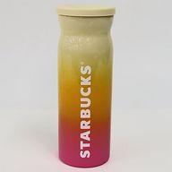 【中古】マグカップ 湯のみ ロゴ ステンレスボトル ベージュトリプルカラー 355ml 「スターバックスコーヒー」