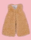 【中古】ドールアクセサリー 22cm用 ロングボアベスト(ブラウン)
