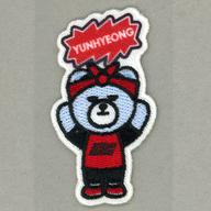 【中古】シール ステッカー(男性) YUNHYEONG KRUNK×iKON 刺繍ステッカー 「iKON JAPAN DOME TOUR 2017」