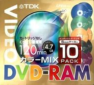 【中古】DVD-R TDK 録画用DVD-RAM カラー