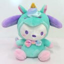 【中古】ぬいぐるみ ポチャッコ(D/グリーン) カラフルユニコーンパーティぬいぐるみ 「ポチャッコ」(3)