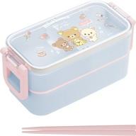 【中古】マグカップ・湯のみ 集合 2点ロックはし付2段ランチボックス 「リラックマ」