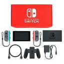 【中古】ニンテンドースイッチハード Nintendo Switch本体 カラーカスタマイズ /Joy-Con(L/R)グレー/Joy-Conストラップ:ネオンレ...