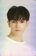 コレクションカード(男性)/｢2022 SEASON’S GREETINGS｣ALADIN特典フォトカード ：NCT 127/テヨン(TAEYONG)/顔アップ・裏面白・「127 PIZZA」/「2022 SEASON’S GREETINGS」ALADIN特典フォトカード