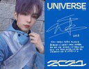 コレクションカード(男性)/CD｢THE 3RD ALBUM UNIVERSE(PHOTO BOOK Ver.)｣封入特典フォトカード NCT2021/ショウタロウ(SHOTARO)/裏面青・印刷サイン入り/CD「THE 3RD ALBUM UNIVERSE(PHOTO BOOK Ver.)」封入特典フォトカード