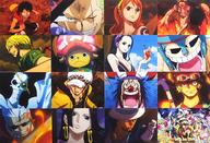 【中古】ポストカード 麦わらの一味＆共闘メンバー＆映画アニメポスタービジュアル ポストカード(16枚セット) 「Blu-ray 劇場版 ワンピース STAMPEDE スペシャル・デラックス・エディション」 同梱特典