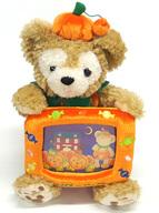 【中古】ぬいぐるみ ダッフィー(パンプキン) フォトフレームぬいぐるみ 「ディズニー・ハロウィーン2008」 東京ディズニーシー限定