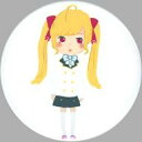 【中古】バッジ ピンズ 鷹宮リオン 本人描き下ろし 缶バッジ 「バーチャルYouTuber にじさんじ Lilly Crown」