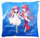 【中古】クッション 本体 Summer Pockets REFLECTION BLUE Original SoundTrackイラスト スクエアクッション 「Summer Pockets REFLECTION BLUE」 ビジュアルアーツ冬フェス 2022＆C101グッズ