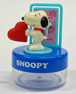 【中古】食玩 雑貨 6.ハートB 「スヌーピー スタンプ＆ケース」