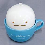 【中古】マグカップ・湯のみ とかげ ラテアート風ふた付きマグカップ 「すみっコぐらし」