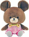 【中古】ぬいぐるみ ジャッキー(ジャンパースカート) やわらかビーンドール 「くまのがっこう」