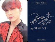 【中古】コレクションカード(男性)/CD「SOULMATE」(MATE Ver.)封入特典フォトカード H&D/イ・ハンギョル (Lee Hangyul)/衣装赤・黒・裏面印刷サイン入り・文字グレー/CD「SOULMATE」(MATE Ver.)封入特典フォトカード