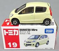 【中古】ミニカー 1/56 ダイハツ ミラ(ライトベージュ/赤箱/ベトナム製) 「トミカ No.19」