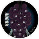 【中古】バッジ・ピンズ ブドウ 「缶バッジ FRUITS ZOMBIE 01」