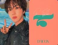 【中古】コレクションカード(男性)/「DICON D’FESTA MINI EDITION BTS」フォトカード BTS(防弾少年団)/JIN(ジン)/裏面オレンジ 印刷サイン入り/「DICON D’FESTA MINI EDITION BTS」フォトカード