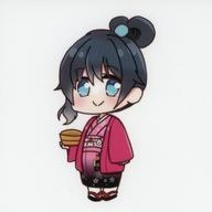 【中古】シール・ステッカー 小野町春香(小野町旅館正装) オリジナルステッカー 「バーチャルYouTuber にじさんじ 小野町春香 オリジナルグッズ」