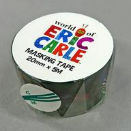 【中古】シール・ステッカー 03.動物/グリーン 透明マスキングテープ 「エリック・カール」