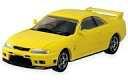 【中古】食玩 ミニカー 1-B ニッサン スカイライン GT-R V・spec イエロー 「日産名車伝説’23」