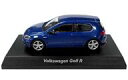 【中古】ミニカー 1/64 Volkswagen Golf R(ブルー) 「フォルクスワーゲン ミニカーコレクション 2」 サークルK・サンクス限定