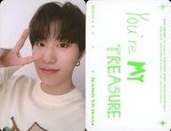 【中古】コレクションカード(男性)/CD｢The First Step： Treasure Effect(Green Ver.)｣封入特典自撮りフォトカード TREASURE/バン・イェダム/裏面白・緑/CD「The First Step： Treasure Effect(Green Ver.)」封入特典自撮りフォトカード