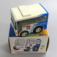 【中古】ミニカー チョロQ サンデン交通 サンデン高速バス(ホワイト×ブルー)