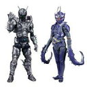 【中古】食玩 トレーディングフィギュア 掌動-XX 仮面ライダーBLACK SUN 仮面ライダーSHADOWMOON&蟷螂怪人セット プレミアムバンダイ限定
