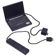 【中古】トレーディングフィギュア ノートPC＆6個口タップ 「配線の世界 拡張」