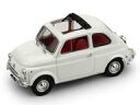 【中古】ミニカー 1/43 フィアット 500L 1968-72 オープン(オーロラホワイト) [R464-03]